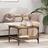 vidaXL Masă de cafea Lemn Vechi 55 x 55 x 40 cm Lemn compozit 881899