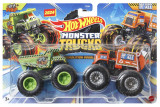 HOT WHEELS MONSTER TRUCK SET 2 MASINI SCARA 1 LA 64 GOTTA DUMP SI WILL TRASH IT ALL SuperHeroes ToysZone, Mattel