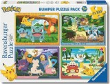 PUZZLE POKEMON BUMPER PACK 4X100