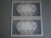 ROMANIA - 1000 lei 1941 aUNC-UNC - 2 Buc. Serii Consecutive