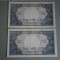 ROMANIA - 1000 lei 1941 aUNC-UNC - 2 Buc. Serii Consecutive