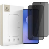 Folie de protectie Ecran Privacy Tech-Protect Spy+ pentru Samsung Galaxy A57 5G / A37 5G / S25 FE, Sticla Securizata, Full Glue, Set 2 bucati