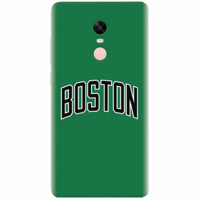 Husa silicon pentru Xiaomi Redmi Note 4, NBA Boston Celtics foto