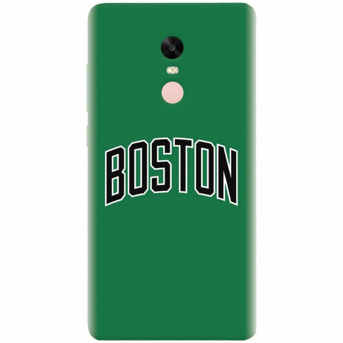 Husa silicon pentru Xiaomi Redmi Note 4, NBA Boston Celtics