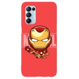 Husa compatibila cu Oppo A5 (2020) model Baby Iron Man, Silicon, TPU, Viceversa, Transparent, Carcasa