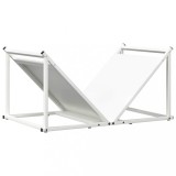 Cumpara ieftin Suport pentru lemne de foc alb Otel laminat la rece