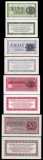 GERMANIA █ SET COMPLET █ 1 + 5 + 10 + 50 Reichsmark █ 1944 █ P-M38-41 Ro. 511-514 █ WEHRMACHT █ UNC