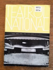 Pliant, program Teatrul National - Trei fratigemeni venetieni + stagiunea 1973-1974 / CD1P