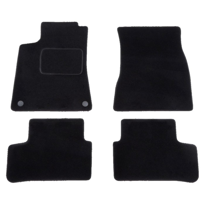 Set covorase auto mocheta Velor MERCEDES Clasa CLA (C118), 03.2019-, negru,