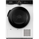 Uscator de rufe Heinner HHPD-M8K3A++, Pompa de caldura, 8 kg, 14 programe, Control touch, Senzor de umiditate, Clasa D, Alb