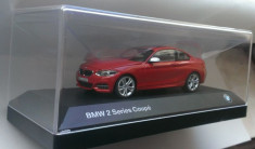 Macheta BMW seria 2 (F22) 2014 rosu - Minichamps 1/43 foto