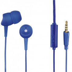 Casti Audio Hama Basic 4 Phone In-Ear Microfon Albastru 42506809 foto