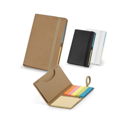 Notepad de sticky notes colorat cu 6 seturi, compartiment carduri foto