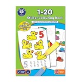 Cumpara ieftin Carte de colorat cu activitati in limba engleza si abtibilduri - Numerele 1-20