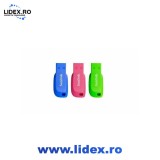 Set Stick de memorie SanDisk Cruzer Blade, 32GB, USB 2.0, 3 pack, Albastru/Roz/Verde