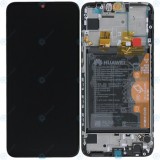 Huawei P smart 2019 (POT-L21 POT-LX1) P smart Plus 2019 Capac frontal al modulului de afișare + LCD + digitizer + baterie negru la miezul nopții 02352