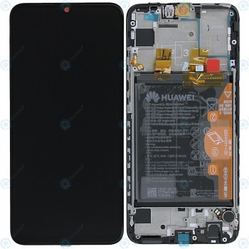 Huawei P smart 2019 (POT-L21 POT-LX1) P smart Plus 2019 Capac frontal al modulului de afișare + LCD + digitizer + baterie negru la miezul nopții 02352 foto