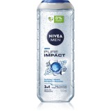 NIVEA MEN Pure Impact Gel de duș pentru bărbați 500 ml