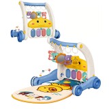 Antepremergator , Centru de Joaca și Dezvoltare 2-in-1 cu Salteluță Interactiva Piano Blue