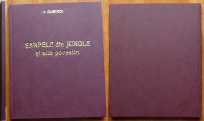 Gasenco, Sarpele din jungle si alte povestiri, Cartea Romaneasca, 1925 foto