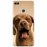 Husa silicon pentru Huawei Y9 2018, Cute Yawning Puppy