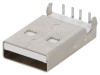 Mufă USB A PCB THT 90&deg; Aurit USB 2.0