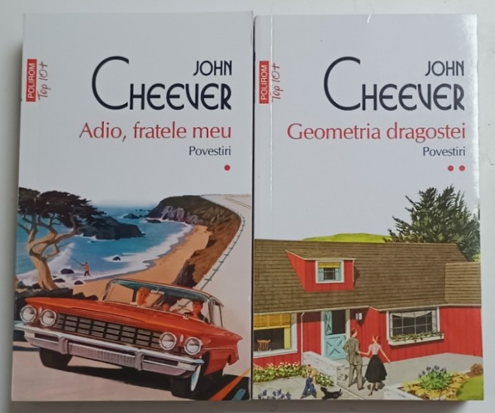 ADIO , FRATELE MEU / GEOMETRIA DRAGOSTEI , POVESTIRI de JOHN CHEEVER , 2 VOLUME , 2023
