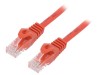 Patch Cord U/UTP Cat6 Roșu 3m PVC, Gembird
