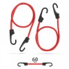 Set de cordeline de fixare profesionale - Roşu - 60 cm x 8 mm - 2 buc. / pachet