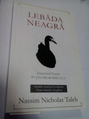 LEBADA NEAGRA - NASSIM NICHOLAS TALEB foto