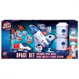 Cumpara ieftin Set spatial 3 in 1 cu figurine Astro Venture (Statie spatiala, Naveta spatiala, Vehicul spatial)