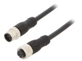 Cablu Conectare M12 5PIN 1m PVC IP67/IP69K