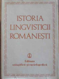 ISTORIA LINGVISTICII ROMANESTI-IORGU IORDAN SI COLAB.