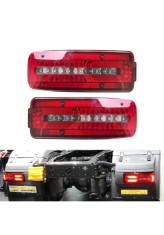 Set 2 lampi stop cu LED cu MUFA, camion/remorca model Man,24V
