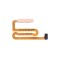 Senzor Amprenta Samsung Galax A13, A135, A136, A137 Peach