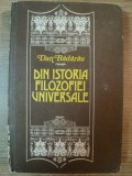 DIN ISTORIA FILOZOFIEI UNIVERSALE de DAN BADARAU , 1983