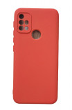 Cumpara ieftin Husa silicon antisoc cu microfibra in interior Motorola Moto G30 Rosu, Alt model telefon Huawei