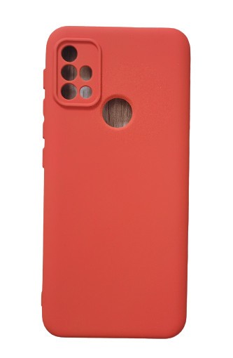 Husa silicon antisoc cu microfibra in interior Motorola Moto G30 Rosu