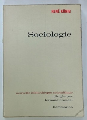 SOCIOLOGIE par RENE KONIG , 1972 foto