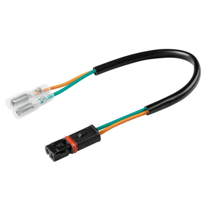 Set de cabluri si mufe pentru semnalizatoare 2buc - BMW Garage AutoRide