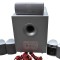 Subwoofer activ Teufel Power Edition cu amplificare 5 sateliti, cabluri si Telecomanda