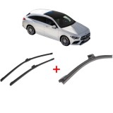 Cumpara ieftin Set 3 stergatoare MERCEDES-BENZ CLA Shooting Brake (X118) 2019, pentru parbriz si luneta, Bosch Aerotwin