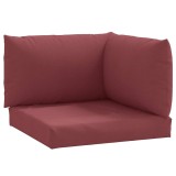 Cumpara ieftin Perne de paleti, 3 buc., melanj rosu vin, material textil