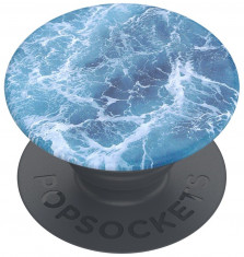 Suport stand PopSockets PopGrip Basic Ocean From The Air pentru telefoane foto