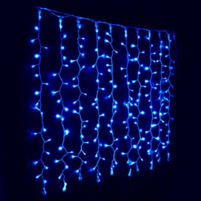 Instalatie tip turturi, 5 m, 240LED, albastru, consum redus foto
