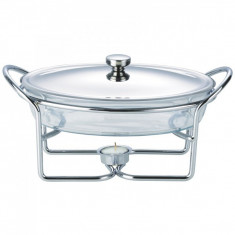 Vas cald dish Sticla Termorezistenta 1 lumanare 1.5L Bohmann BH2003 foto