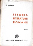 ISTORIA LITERATURII ROMANE-D. MURARASU-356036