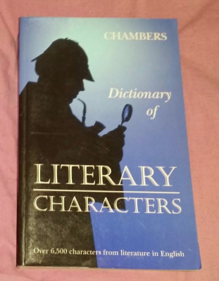 Chambers dictionary of literary characters foto