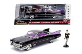 Masinuta Cadillac 1959 cu Catwoman DC Bombshells, scara 1:24, din metal