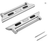 Cumpara ieftin Adaptor Conector pentru Apple Watch &ndash; Oțel Inoxidabil Argintiu &ndash; 38-49 mm &ndash;